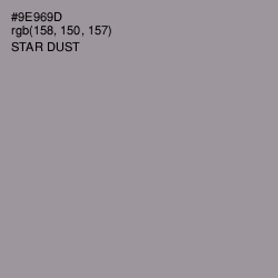 #9E969D - Star Dust Color Image